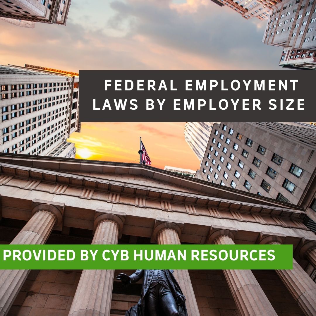 Federal Employment Laws for Small Businesses CYB Human Resources