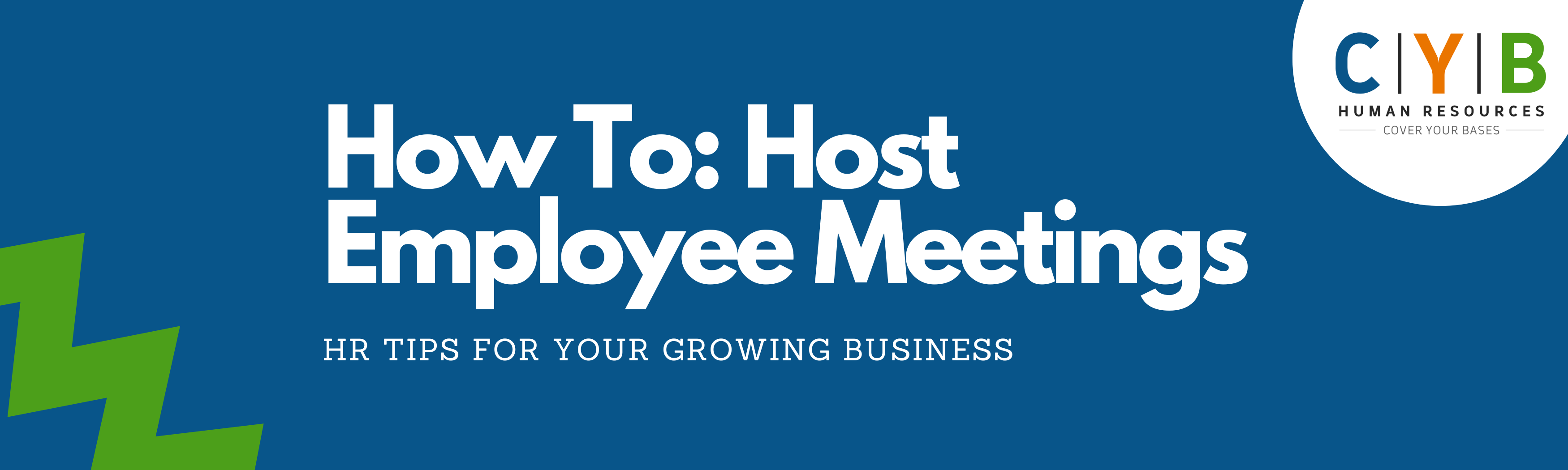 Host Employee Meetings