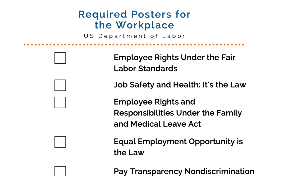 DOL Required Posters Checklist