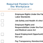 DOL Required Posters Checklist
