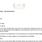 Termination Notice - Job Abandonment